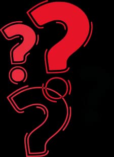 Question marks illustration